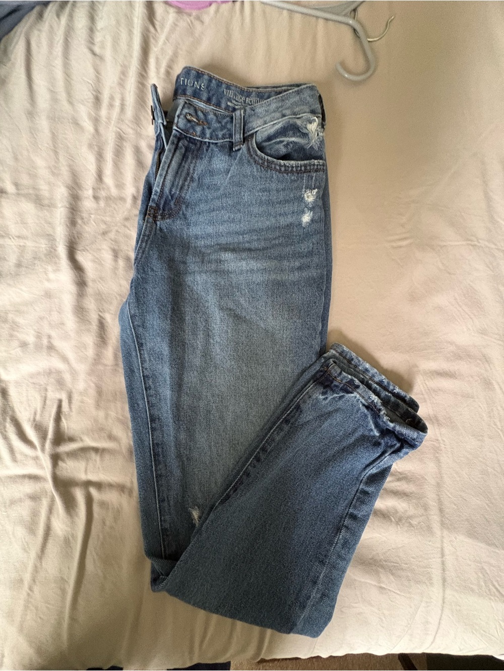 Nautica Distressed Light Blue Boyfriend Jeans